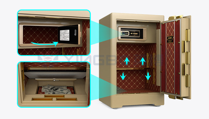 OEM 4 Cu Ft Fingerprint Lock Commercial Safe Box H780mm YB/ZY-70