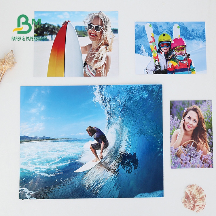 RC Glossy Photo Paper 200g 914mm * 30m Resin Coated Pigment Ink For Printing
