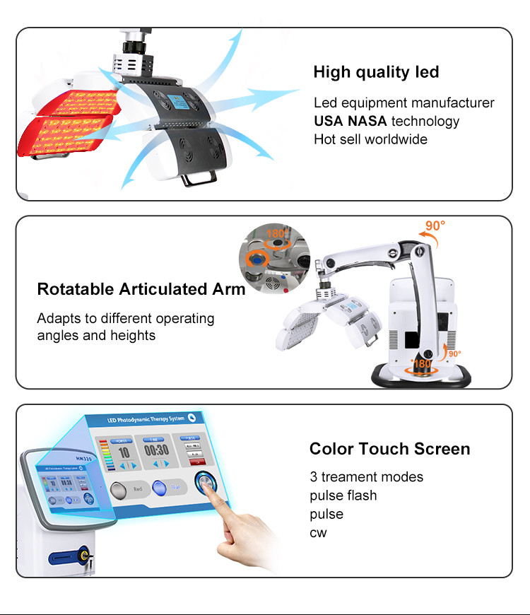 Professional Led Light Hair Growth Therapy Machine for Hair Loss Treatment