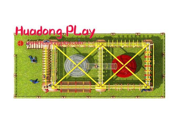 Kindergarten Indoor Adventure Playground , Fun Indoor Playground Climbing Frames