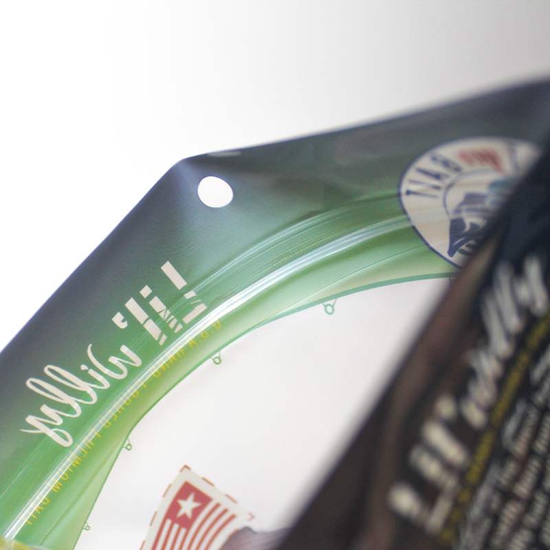 Transparent Fishing Laminated Plastic Worm Bags With Hanger Hole