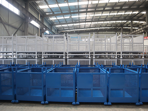Customized And Foldable Steel Pallet Cages For Easy Transportation