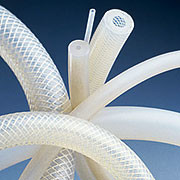 Beer Machine Braid Reinforced Silicone Hose , High Pressure Silicone Tubing