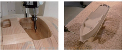 Wood Mould 5 Axis Machining Center Furniture Wooden Carving Machine Double Table