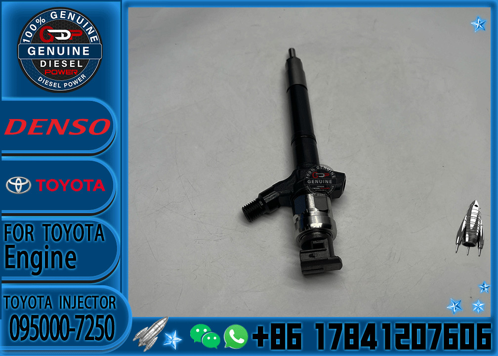 Common Rail Injector 095000-7250 095000-7600 095000-7610 For 1VD Diesel Nozzle Assembly Auto Parts