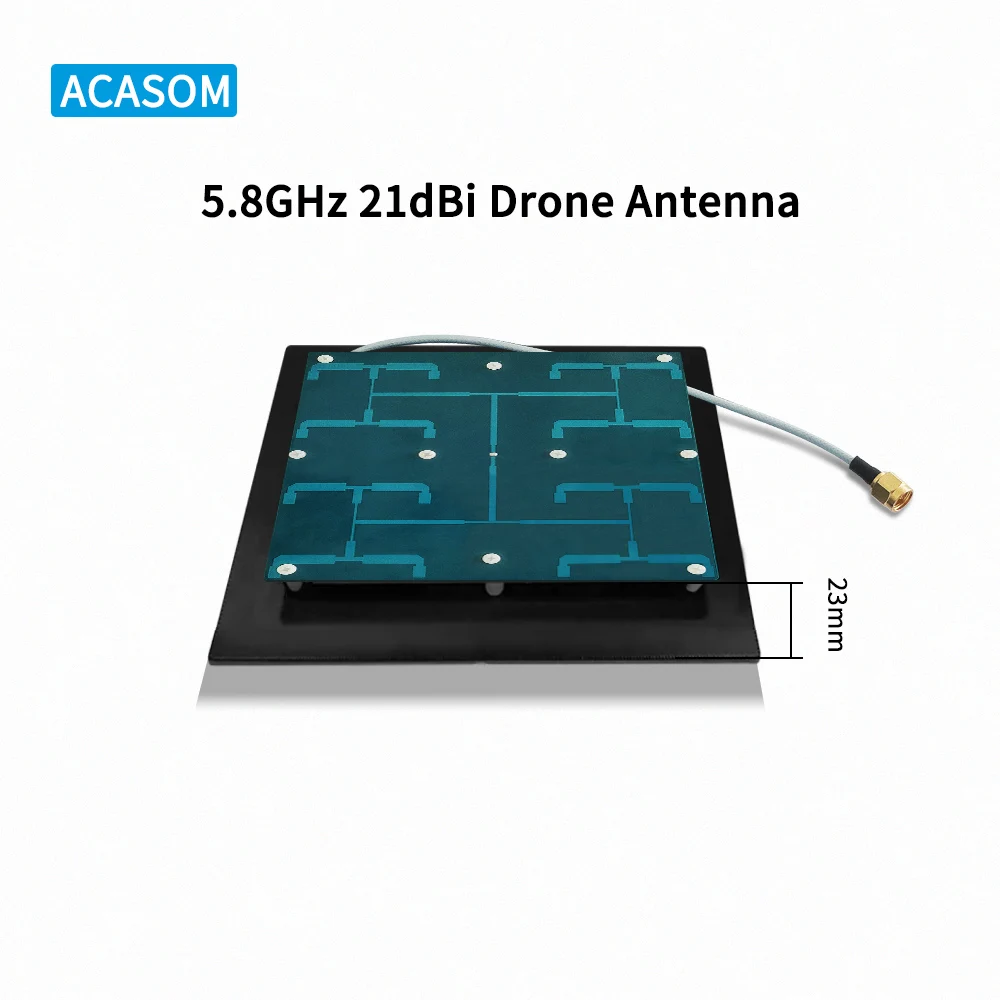 High Power FPV Panel Antenna 16° Vertical Beamwidth 21dBi Gain