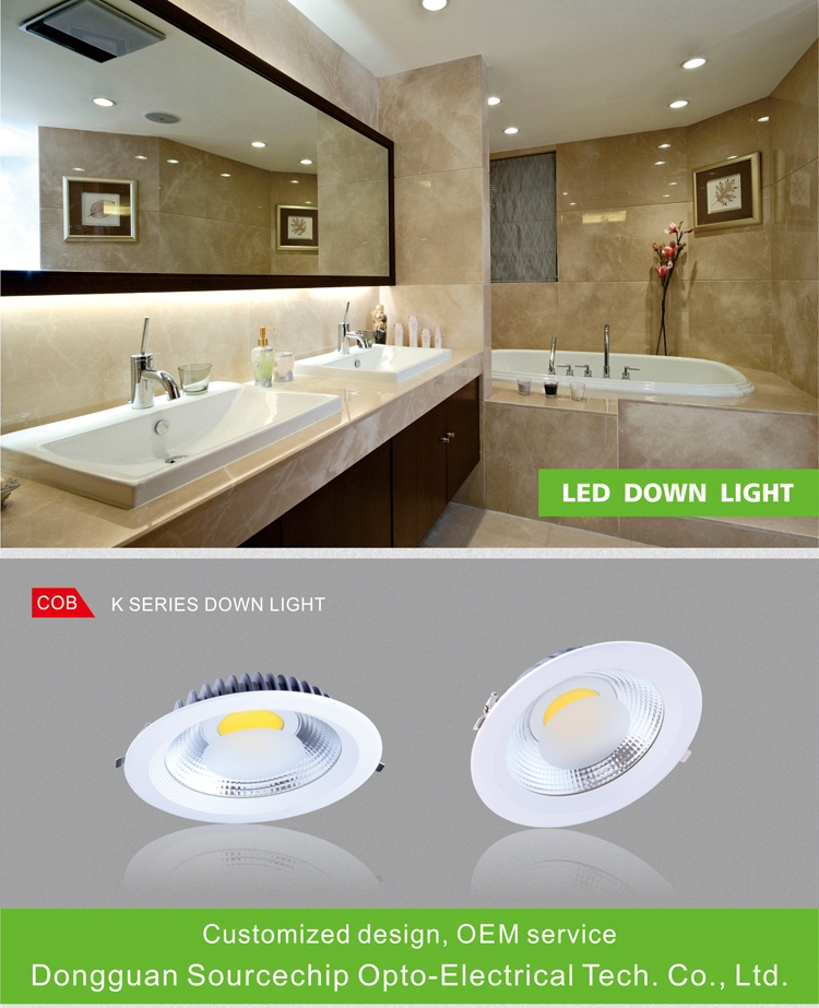 115mm indoor lighting LED COB downlight 10W