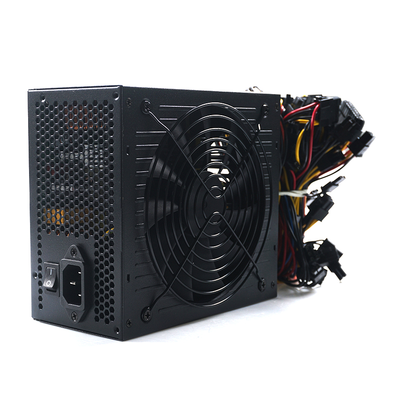 Power Supply ATX 1600W 1800W 2000W PSU 8 GPU 90 Plug PSU Machine Supports Graphics Card