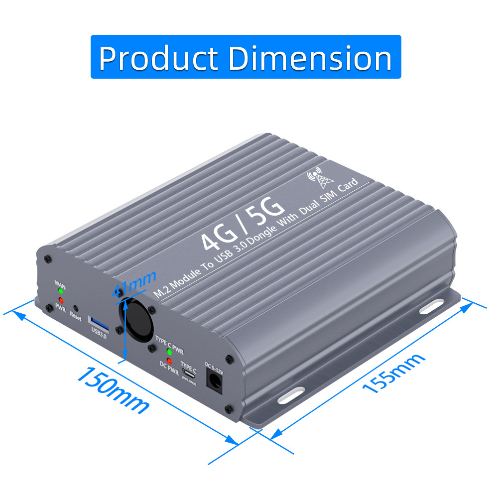 M.2 4G 5G Module To USB 3.0 Expansion Card NGFF Pcie Adapter