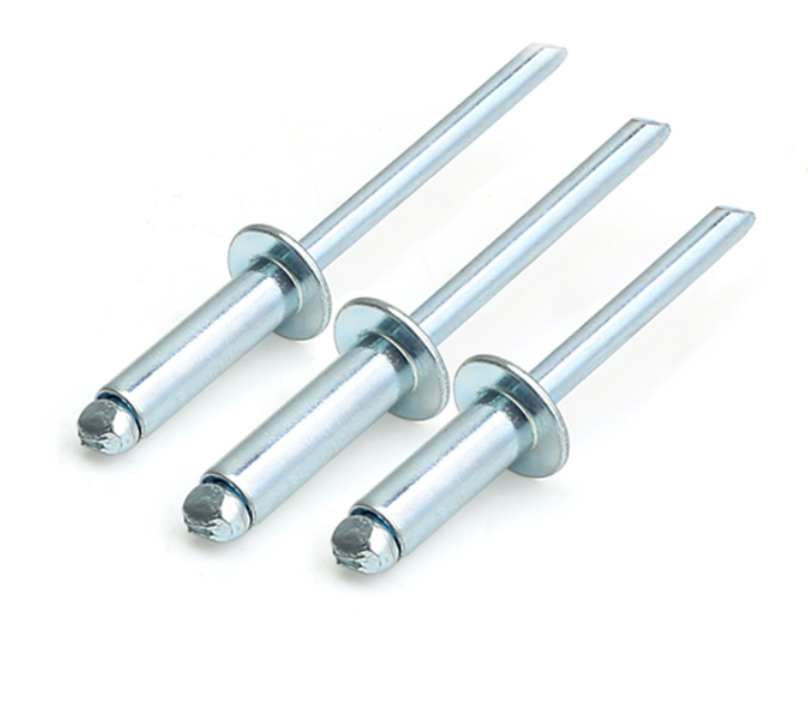 Blue white zinc Open End Blind Rivets DIN7337 M2.4 - M6.4