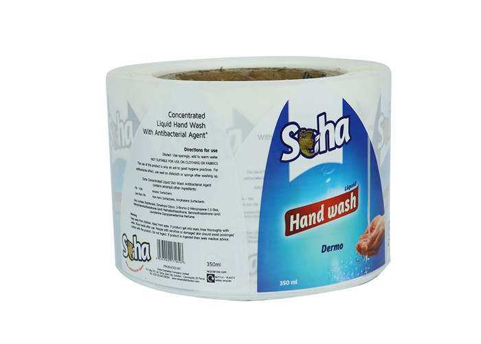 PP / Paper Custom Made Sticky Labels , Self Adhesive Labels Roll Thickness 50micron