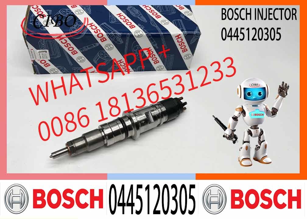 High Quality New Diesel Common Rail Fuel Injector 0445120305