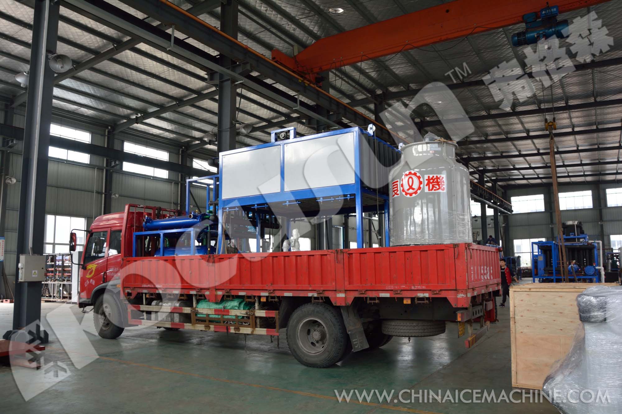 25KW Energy Saving Block Ice Machine for Ice Production and Video Outgoing-Inspection