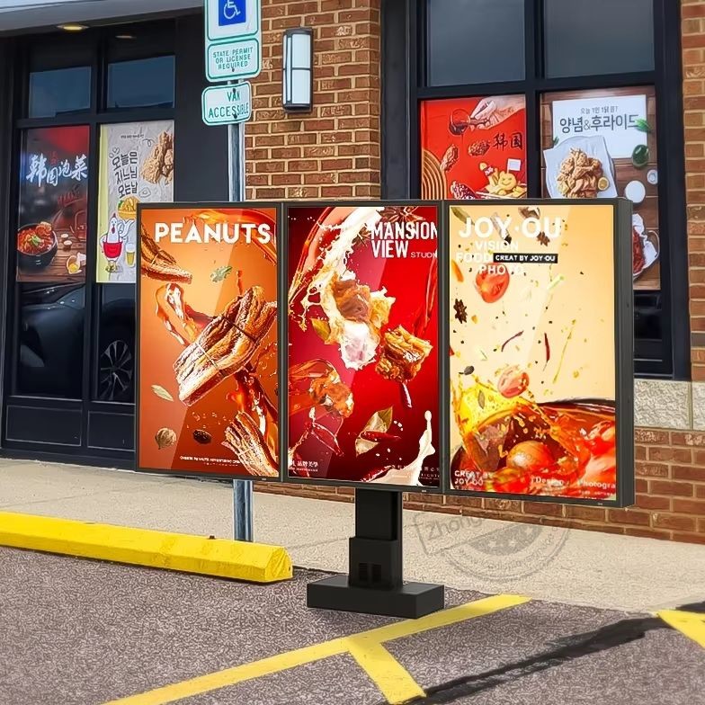 32" 43" 50" 55" 65" Outdoor Digital Signage Waterproof Restaurant Menu Display