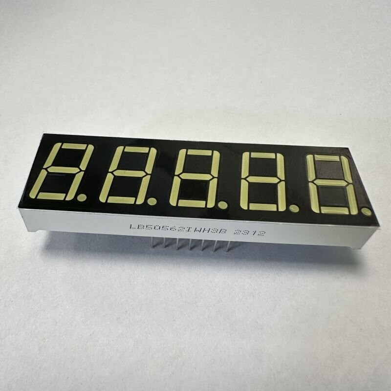 High bright Red 0.56inch 5-Digit 7 Segment LED Display Common Anode for Process Control