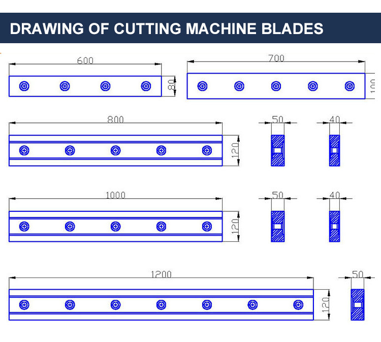 Cr12MoV Industrial Blade 95Mm Length For Various Applications