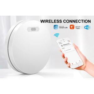 Buy cheap Tuya Smart Accurate 85dB Smoke Alarm Detector With Photoelectric product
