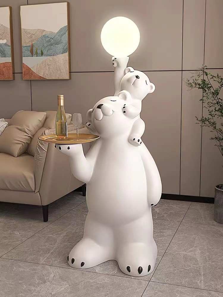SPOTTED DEER CRYSTAL HOME DECOR FLOOR LAMP FOR LIVING ROOM FLOOR STANDING LAMP