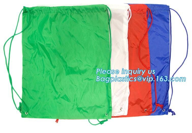 Outdoor Use 210D Sample Shoe Polyester Drawstring Bag,fashionable pattern printing polyester foldable shopping bag PACK