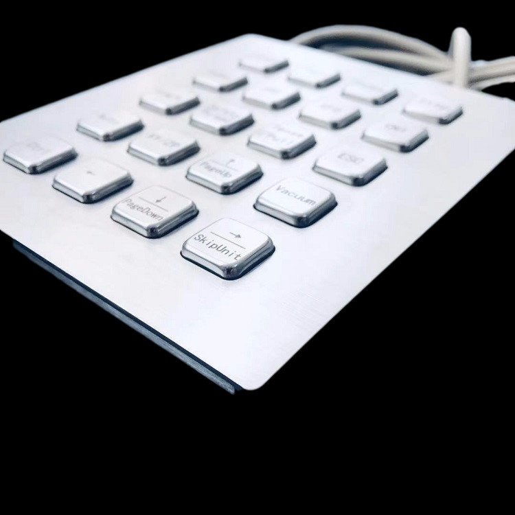 Wireless 20 Stretched Keys 4mm Industrial Numeric Keypad