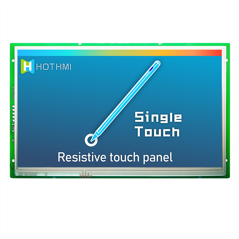 10.1 Inch Intelligent UART TFT Display 1024x600 Durable 300cd/m2