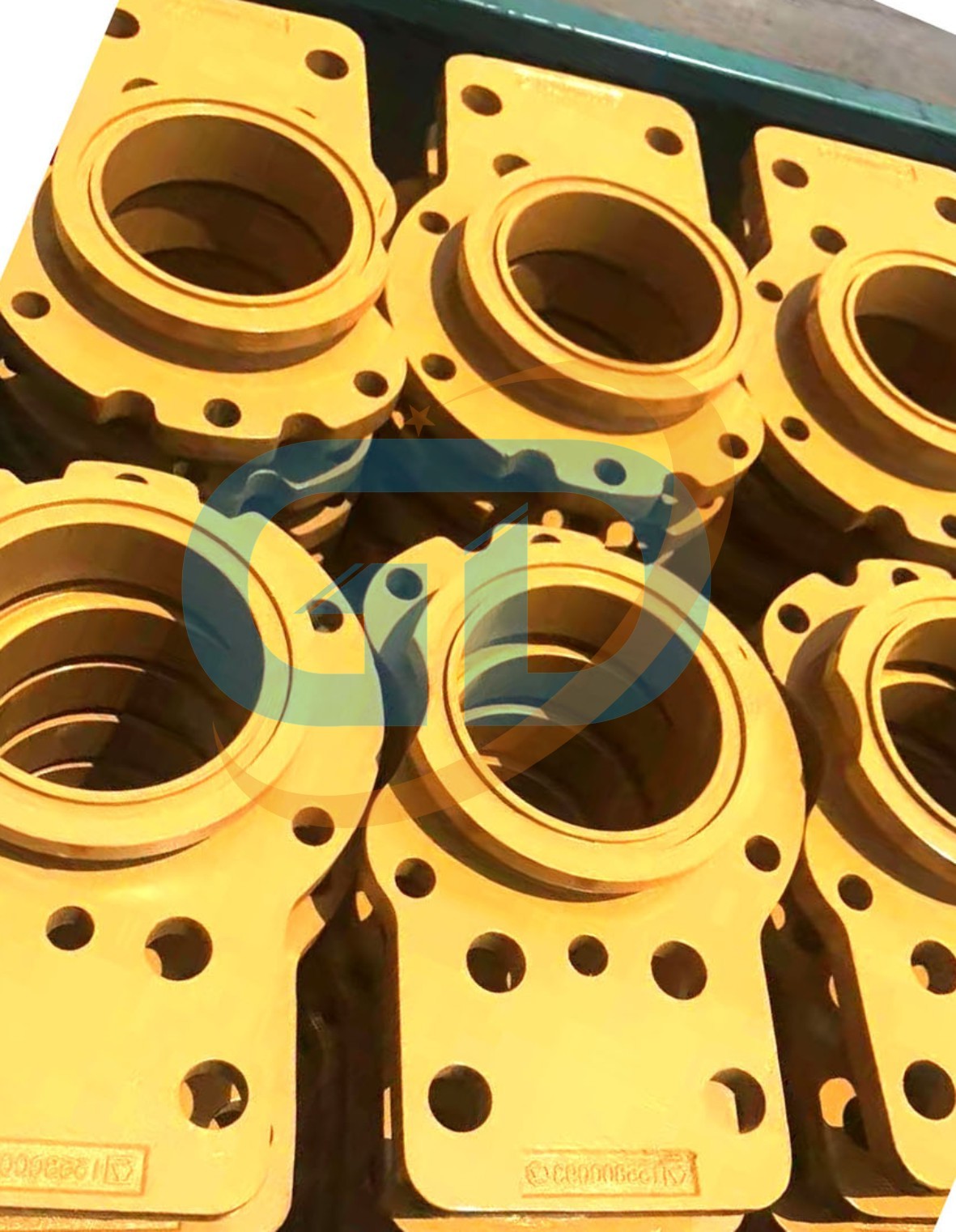 XCMG V7 Concrete Pump Spare Parts Custom Truck Outlet Yellow
