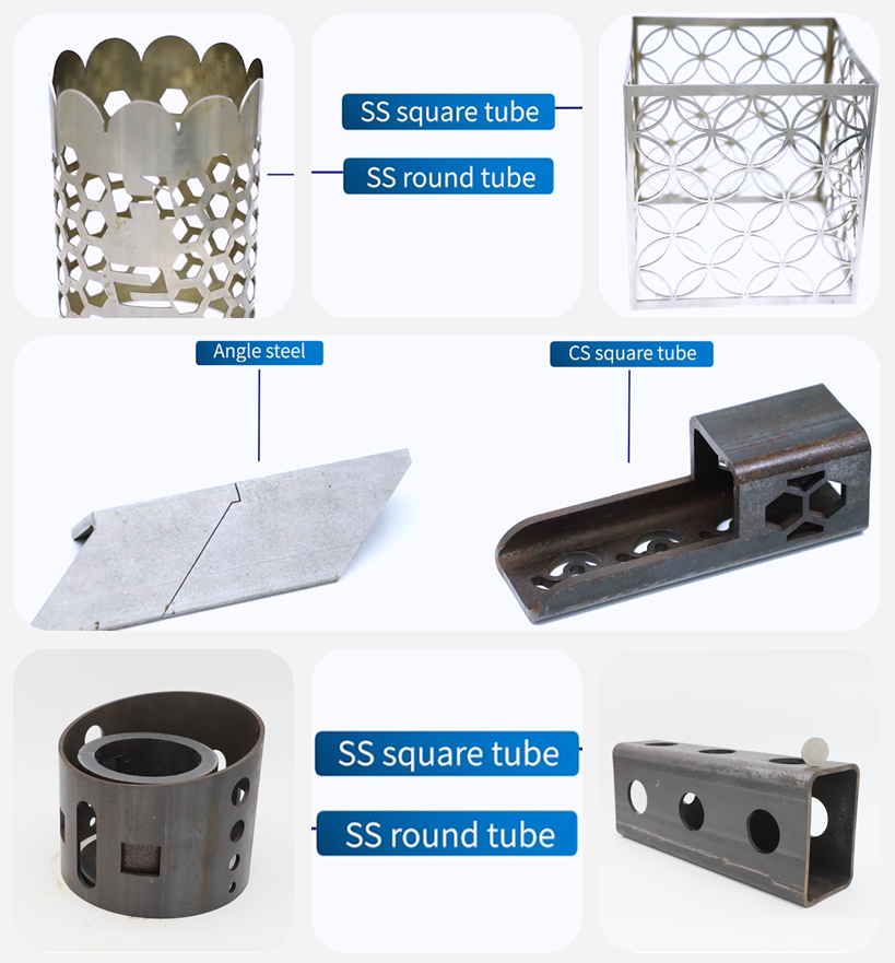 Dst Format Supported Raytools Laser Head Tube Laser Cutting Machine with Good Service
