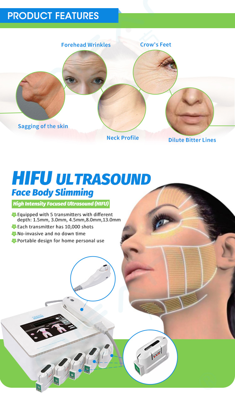 Inewtech Ultrasound Hifu Anti Wrinkle Rf Facial Machine