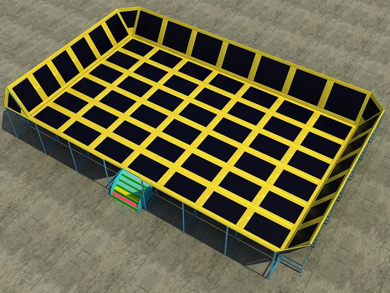 play center commercial trampoline park teenager small indoor trampoline with safety net