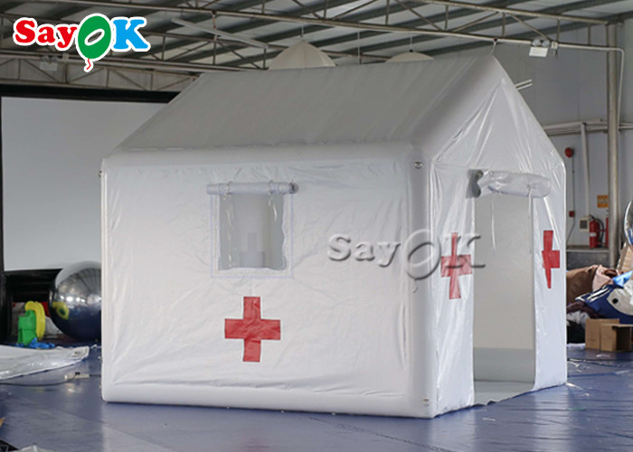 Field Hospital Tent Mobile 3x3mH Inflatable Emergency Tent For Military Field