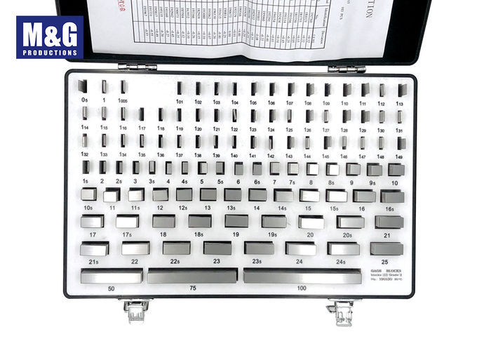 Wear Resistance Precision Measuring Equipment Rustproof Gage Block Sets
