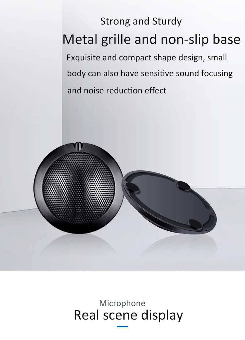 Desktop Omnidirectional Microphone High sensitivity Mic pluy and play clearly pick up