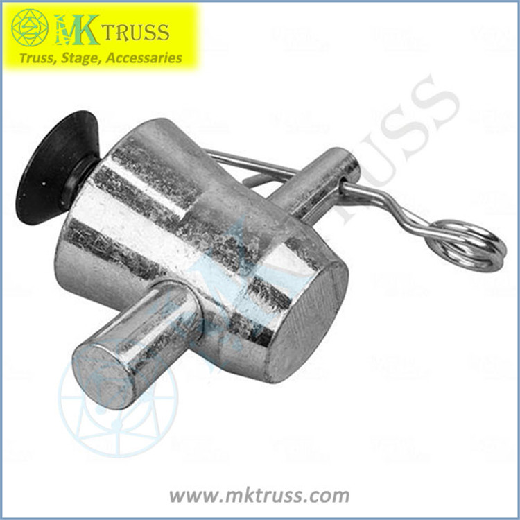 Aluminum Half Spigot with Pin Clip Enhance Your 290mm Alu Stage Lighting Truss Setup