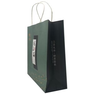 Buy cheap Offset Kraft Printed Paper Bags Cotton Handles Spot UV Recyclable product