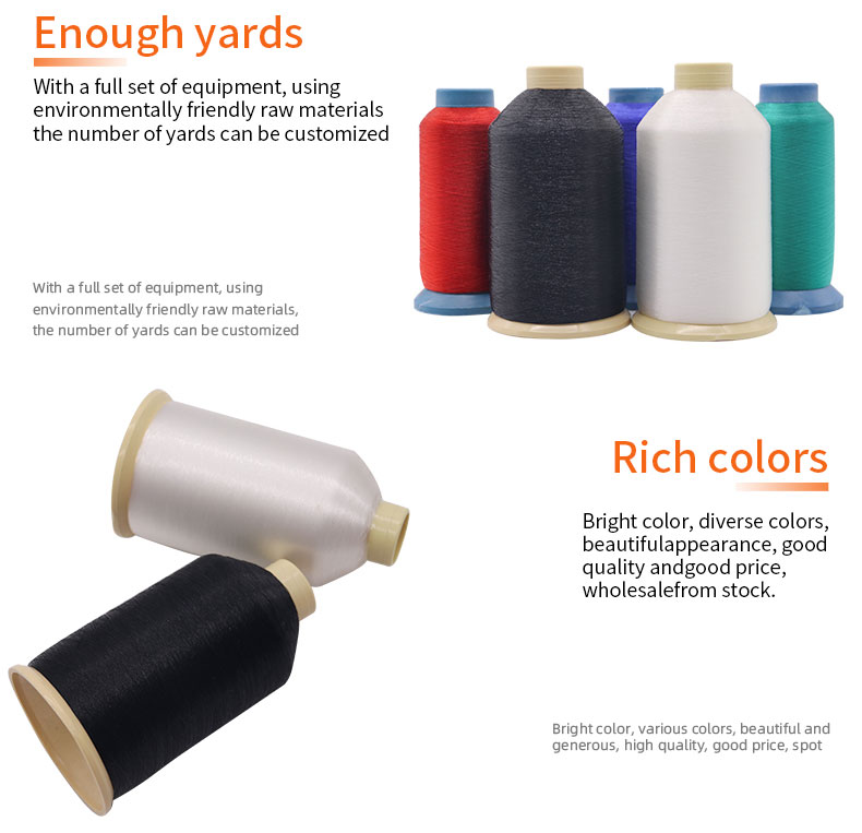 MERCERIZED Polyester 0.12mm Elasticated Fish Thread Sewing Thread For Fishing Line