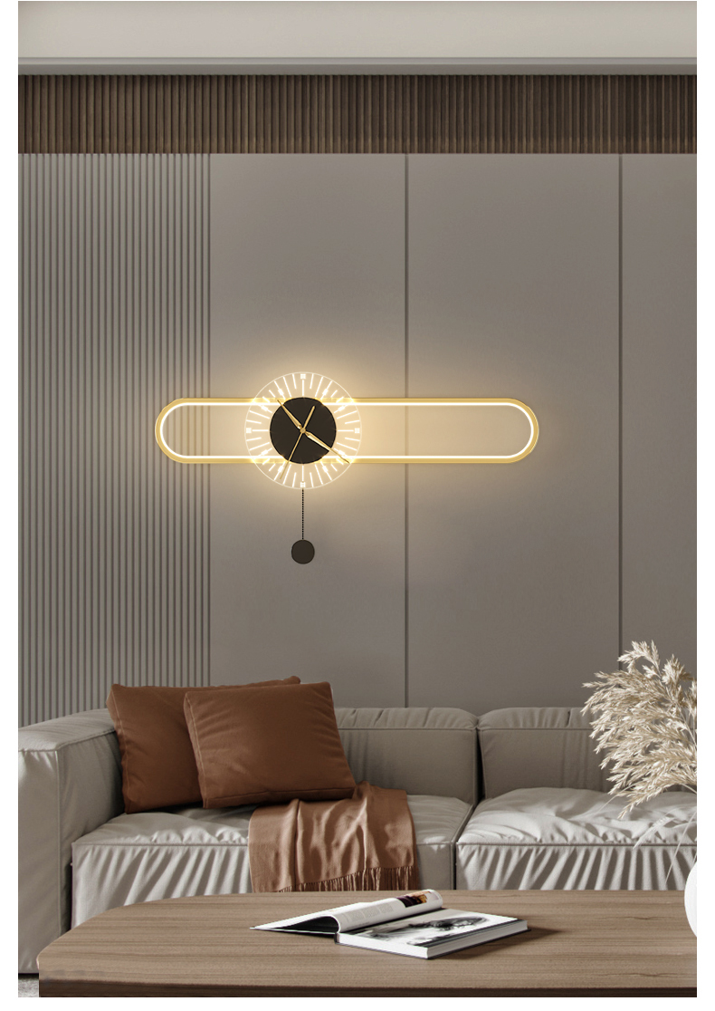 Modern Style Design Wall Lamp For Living Room Bedroom Background Hotel Clock Wall Lamp(WH-OR-252)
