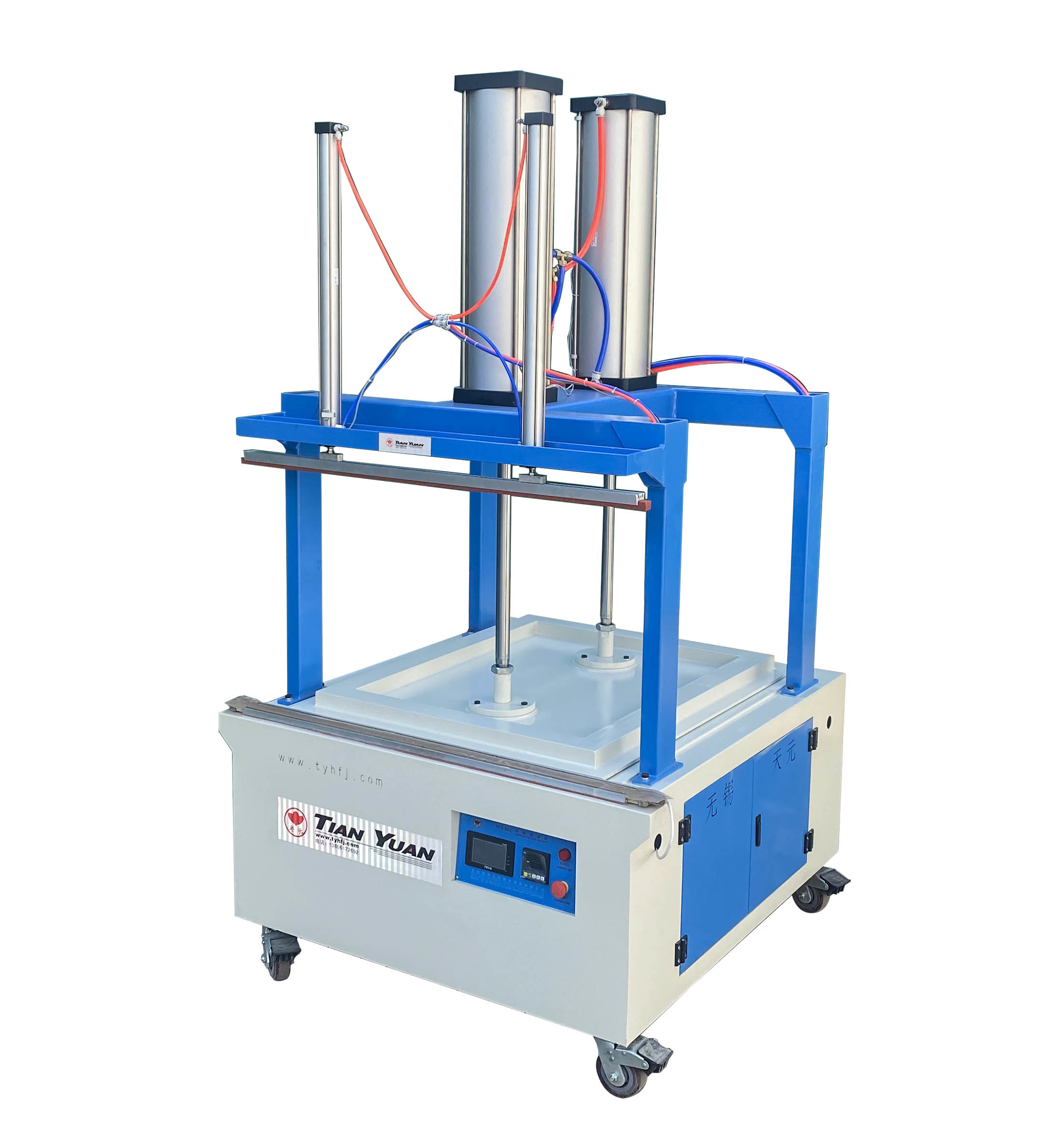 High Efficiency Air Cylinder Vacuum Compress Packing Machine For Pillows