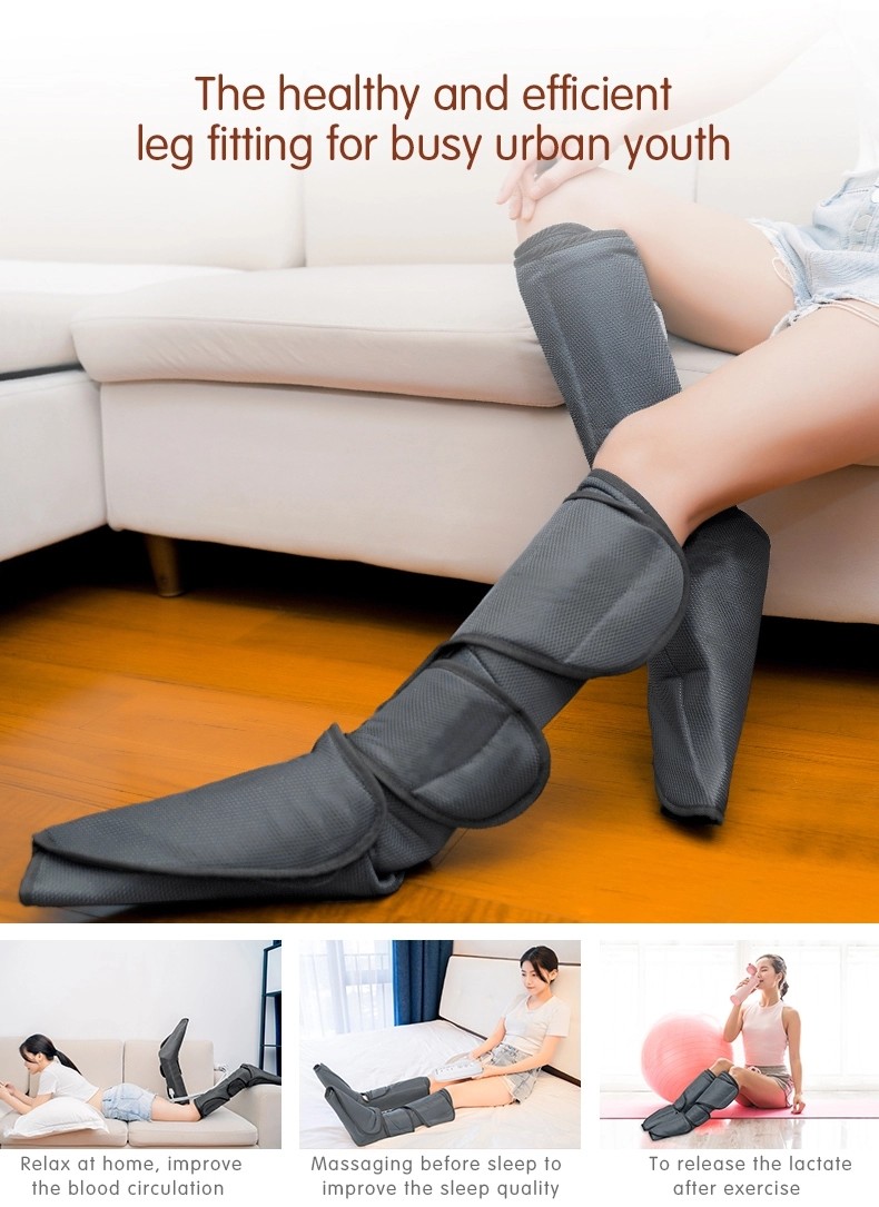 Hot Compress Air Compression Leg Massager Electric Calf Massaging OEM ODM
