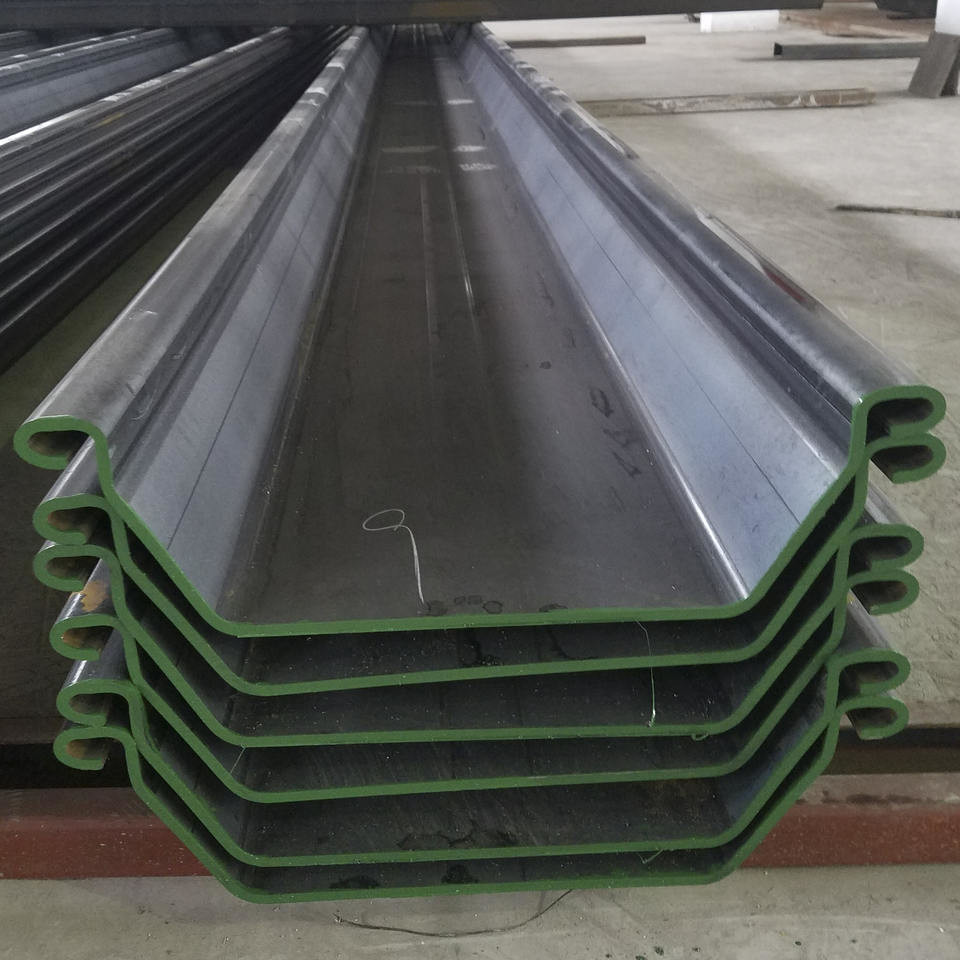 Z Type Metal Steel Sheet Pile Cold Formed Welding SY295