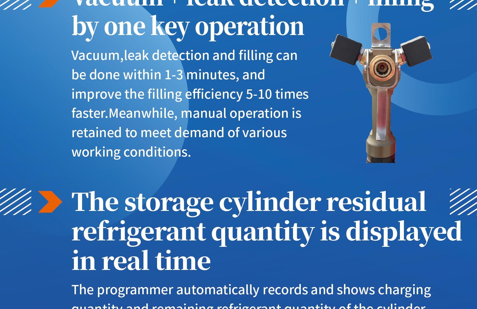 PLC Refrigerant Gas Filling Machine R134a R410a Automatic AC Recharge Equipment