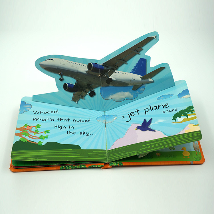 CMYK Coloring Book Printing Service Childrens Pop Up Book With Spreads 210mmx297mm