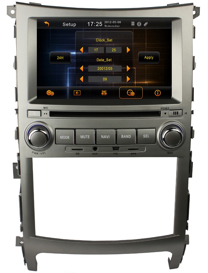 7 inch car video player for Hyundai IX55 /Veracruze 2006-2011 with car AM /FM radio OCB-7023