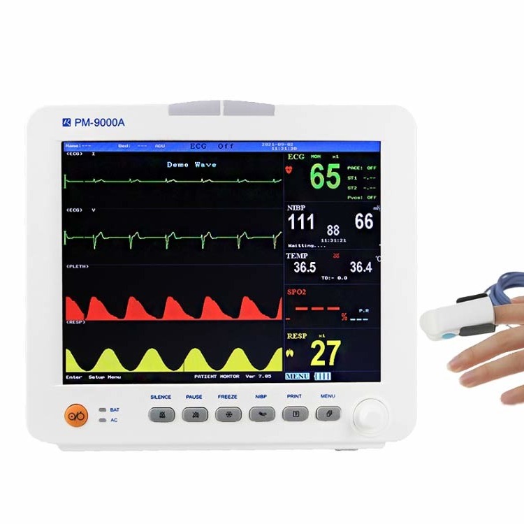 Emergency Room Multi Parameter Patient Monitor Optional Wall Bracket