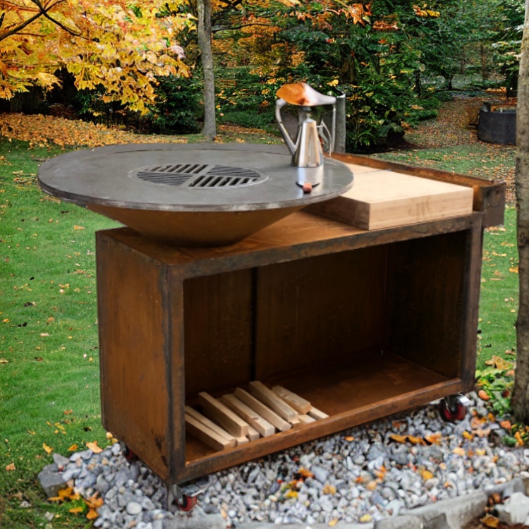 metal barbecue grill