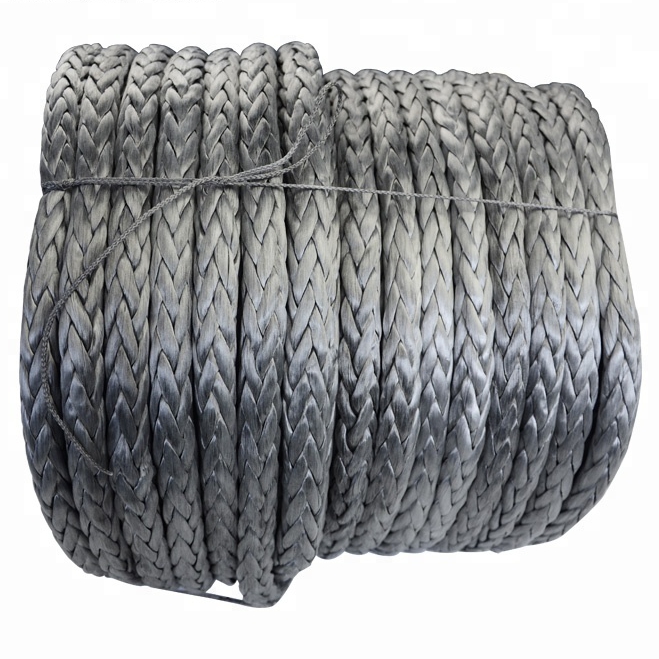 Multipurpose Usage Twisted UHMWPE/PP/Nylon Marine Mooring Rope with and 100% UHMWPE
