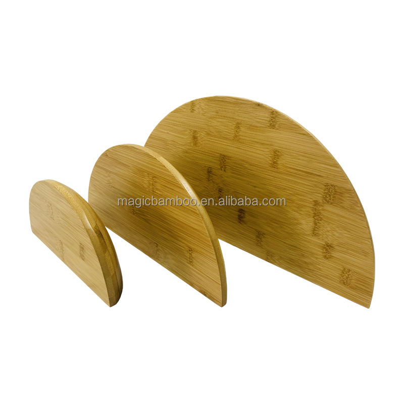 Hanging Bamboo Wall Shelves 3 Sizes of Solid Thick Design for Display and Storage