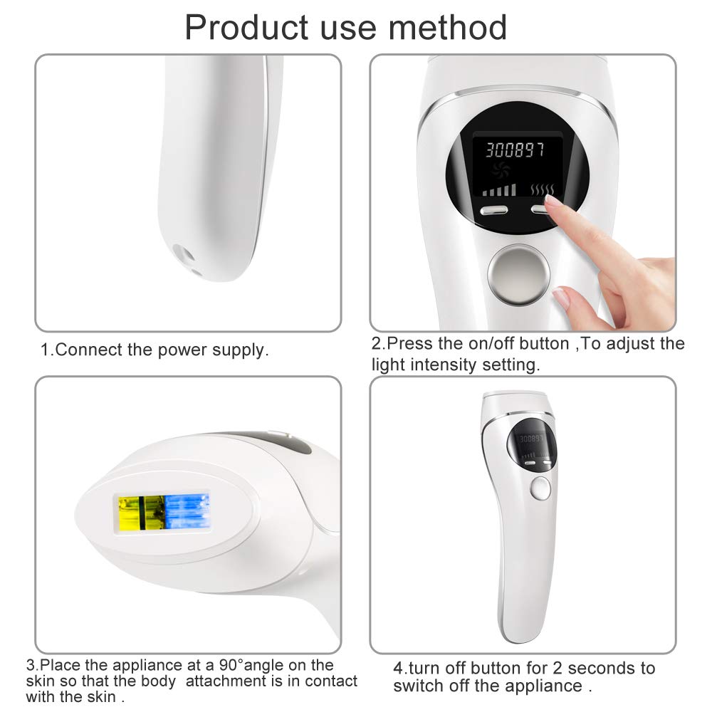 LCD Display Women'S Hair Removal Machine At Home Laser Hair Removal For Face