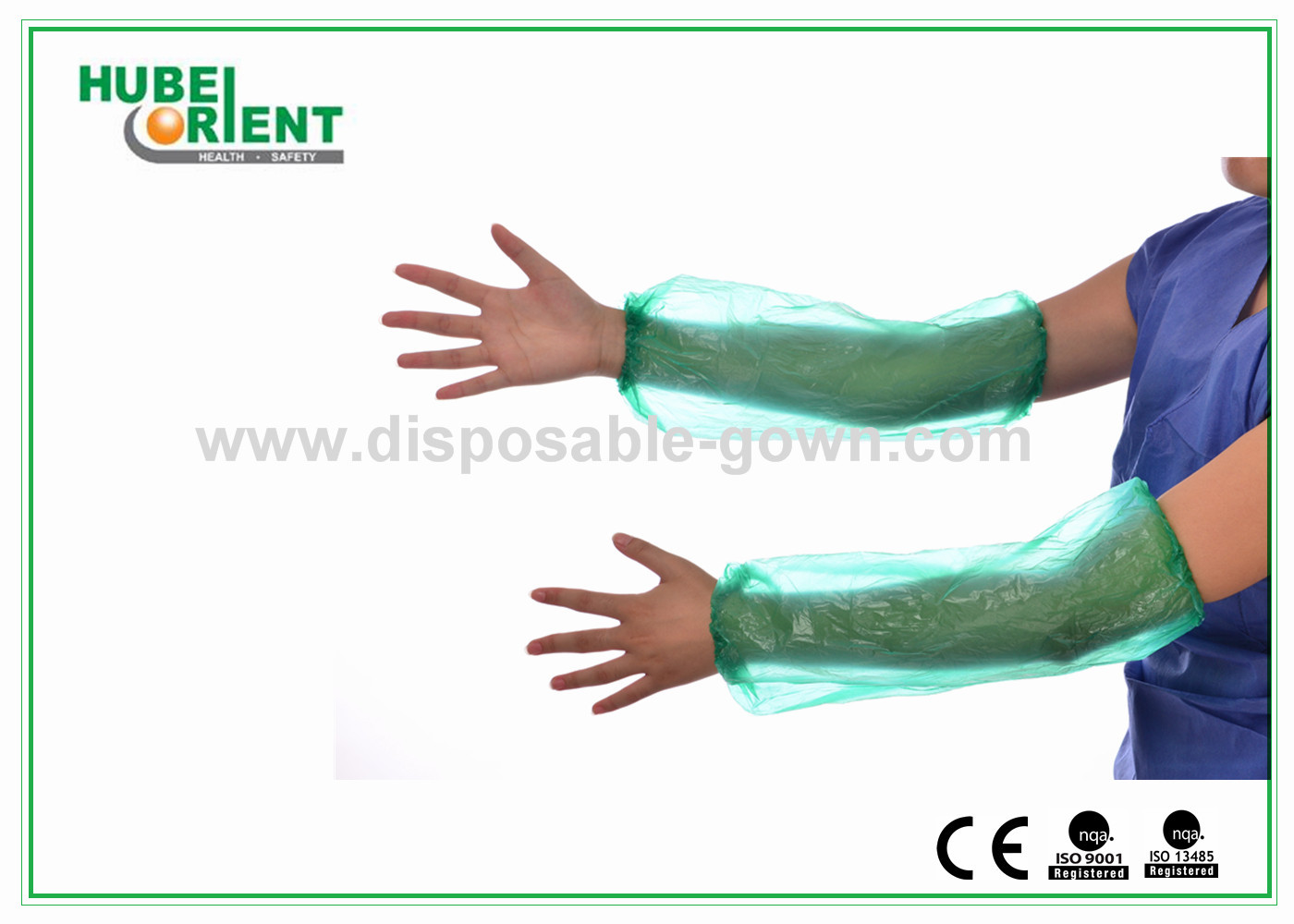 Waterproof One Time Using PE Oversleeves For Clean Environment