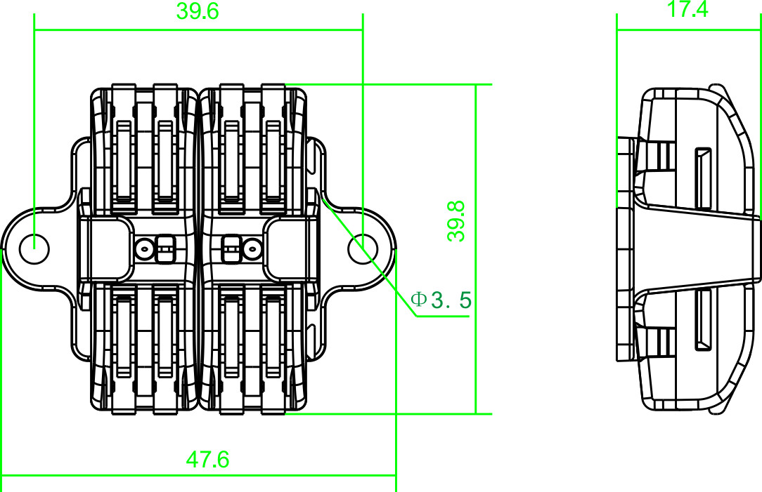 Fast Wiring 0.08mm² Fixed Terminal Block Wire Connector