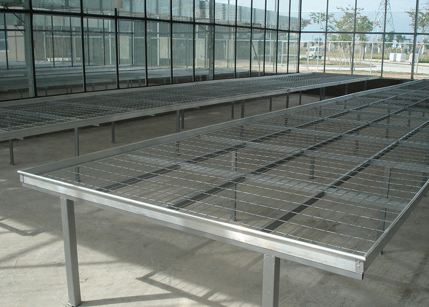 Weldless Multi Span Greenhouse Galvanized Frame For Bountiful Flower